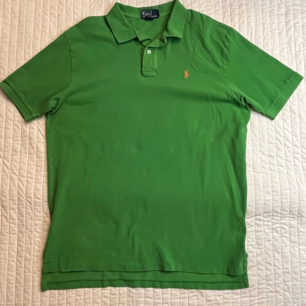 Ralph Lauren green polo shirt